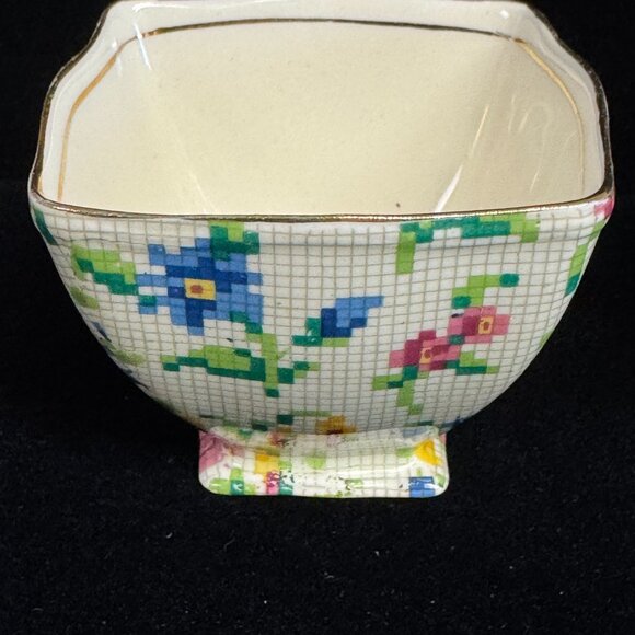 Vintage Chintz Royal Winton Queen Anne Creamer & Open Sugar bowl tea - B1354 - Picture 11 of 14